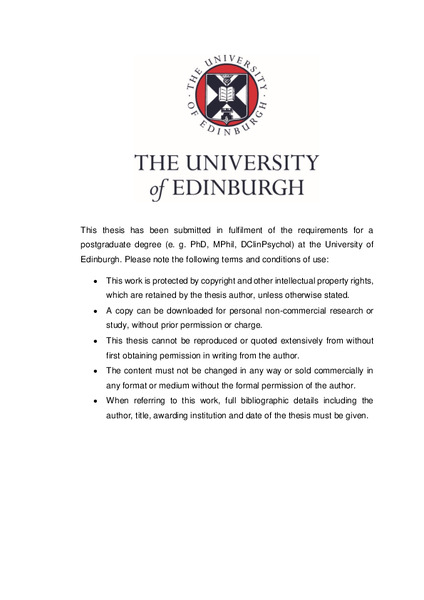 PhD Thesis