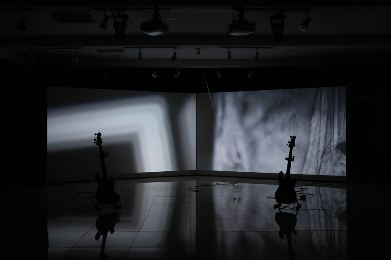 Dredging Echoes Installation. Copyright Matthew Barnes