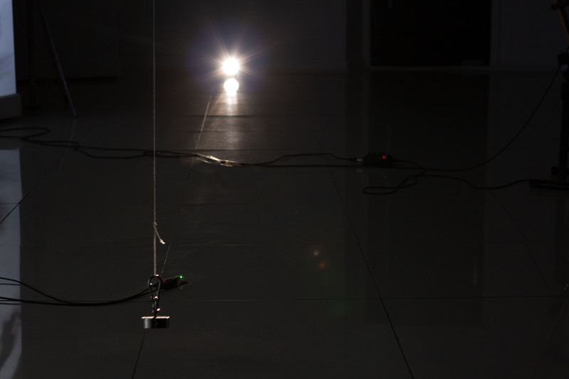 Dredging Echoes Installation. Copyright Matthew Barnes