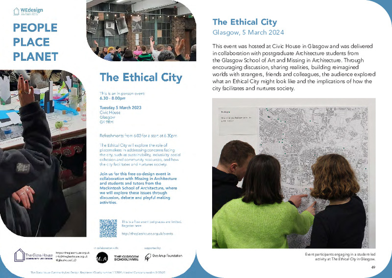 People, Place, Planet: The Ethical City