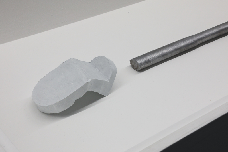 detail cast aluminium handles + painted bronze 'skull'