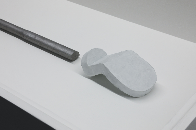 detail cast aluminium handles + painted bronze 'skull'