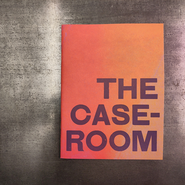 Book cover of The Caseroom publication, showing title in large font